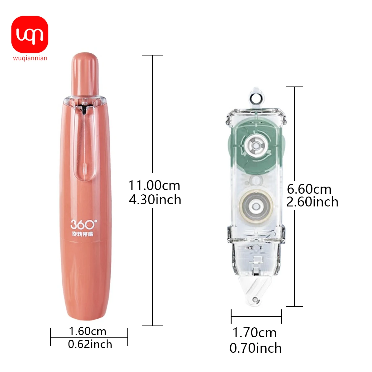 WQN-4PCS شريط مزدوج الجوانب مع لاصق دائم لسكرابوكينغ، وموزع لفة للصياغة والمشروعات الفنية