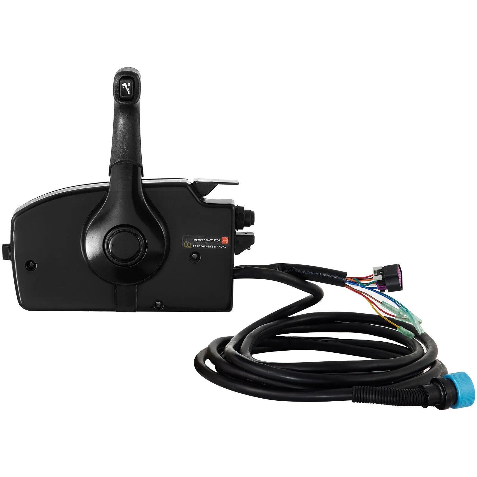 Side-Mounted Throttle Control Box for Outboard Motor 5m Wiring Harness for Throttle Control 881170A13 4-Stroke 14-Pin