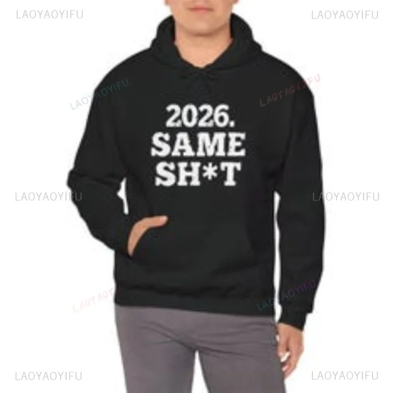 مضحك 2026 الرجال البلوز المرأة البلوز موضة كم طويل هوديي غير رسمي مثيرة للاهتمام خطابات الطباعة هوديس