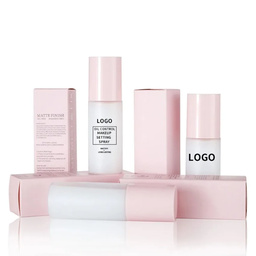 Matte Oilproof Maquiagem Setting Spray, Hidratante, Hidratante, Longa Duração, Foundation Private Label, Bulk Cosméticos, Personalizado, 100ml