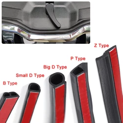 4m B P Z D Shape Car Door Seal Strip Big D Type Weatherstrip Sealing Hollow Strip Waterproof Trim Soundproof Stripb For BMW E36