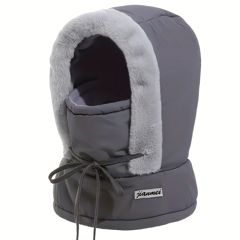 4 Color Variants Offered, Adjustable Windproof Warm Ski Cap for Biking, Unisex Fit