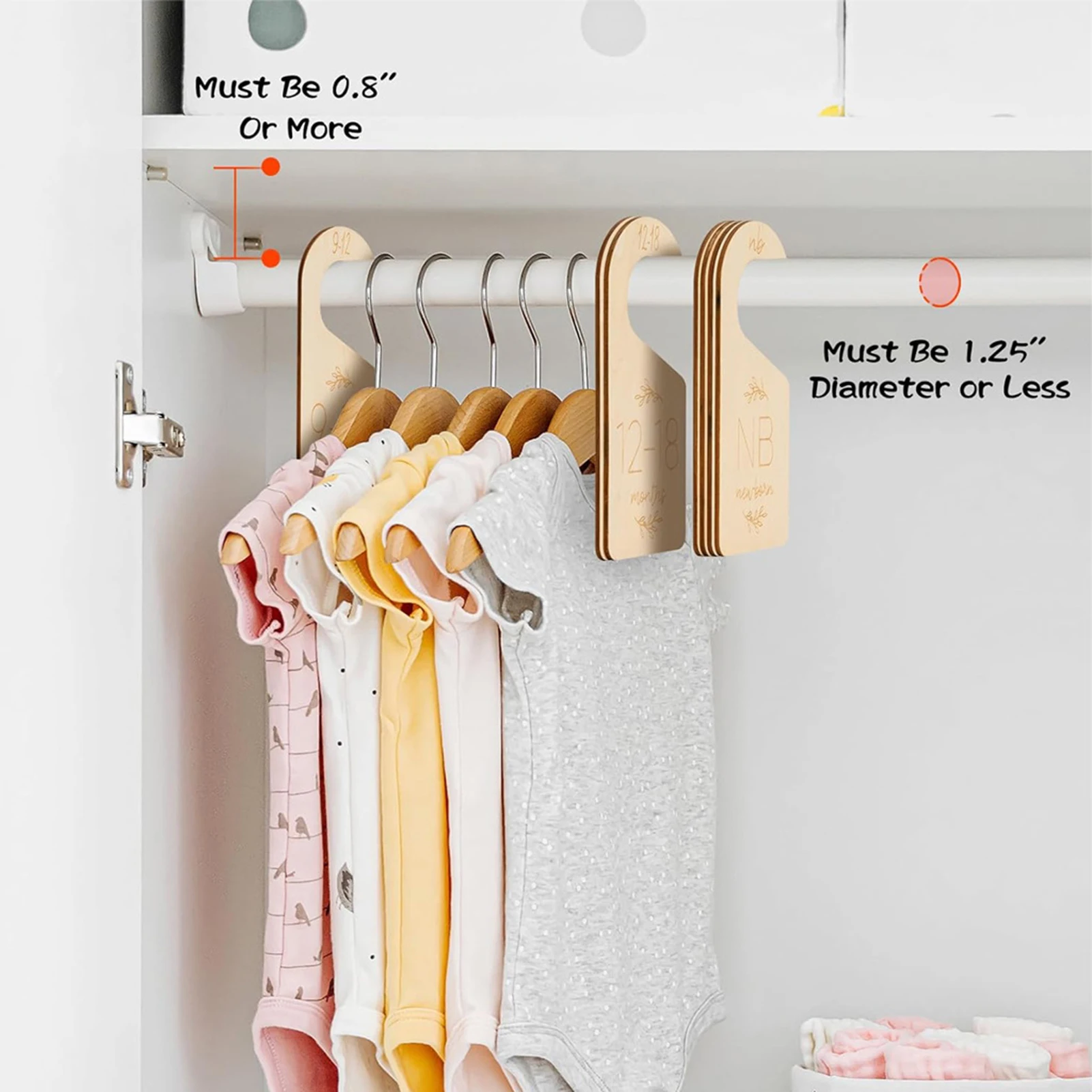 7 Stuks Baby Kast Verdelers Schattige Kinderdagverblijven Decor Hanger Verdelers Voor Babykamer