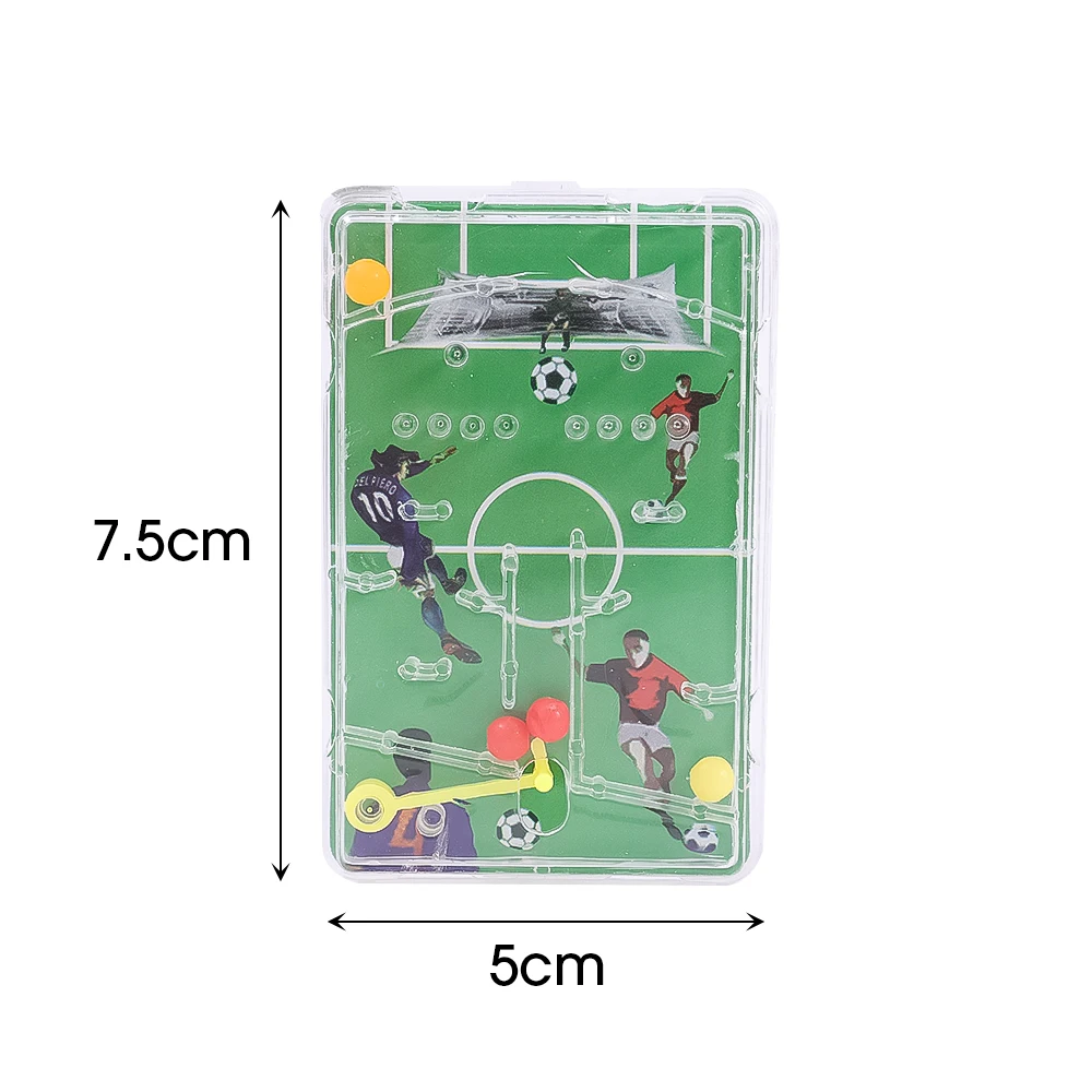 10/20pcs New Soccer Pinball Game Board Children\'s Puzzle Maze Field Shooting Pattern Toys Children\'s Party Interactive Play Toys