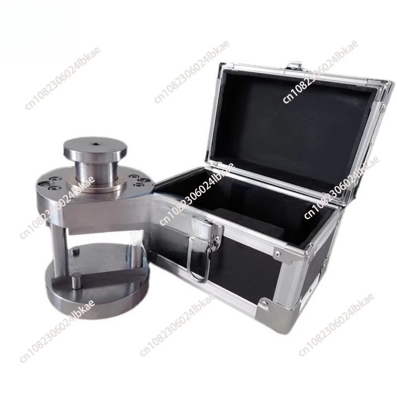 Stainless steel cube compression device cement compression fixture
