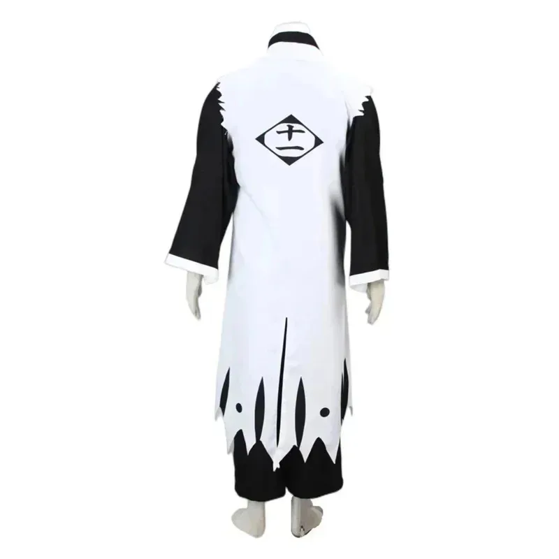 أزياء أنيمي بليتش 11th قسم الكابتن زاراكي كينباتشي أزياء تنكرية كيمونو زي موحد أزياء رجالية