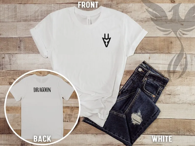 FFXIV Dragoon Logo Short Sleeve Tee with 