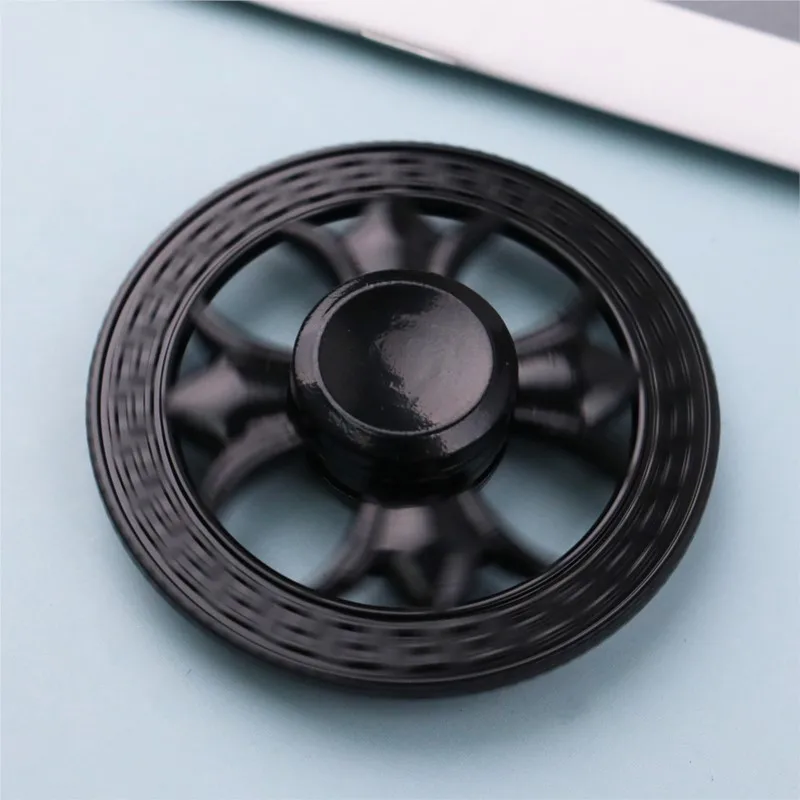 Nuovo Fidget Spinner in Metallo EDC, Giocattolo Antistress per Adulti, Regalo per Alleviare Ansia e Stress