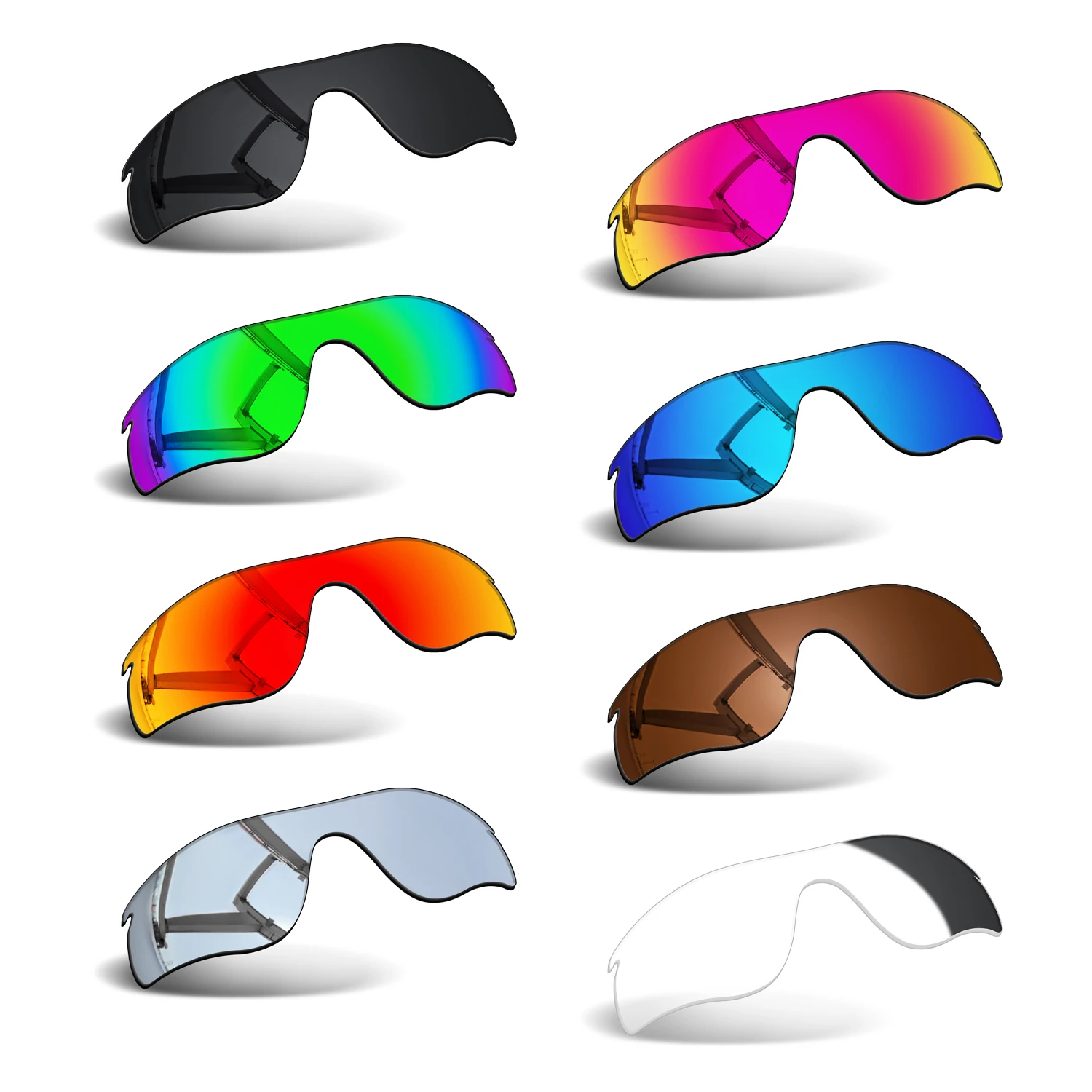 

HD POLARIZED Lenses Replacement For Oakley RadarLock Path OO9181 RadarLock Path Asian Fit OO9206 Sunglass