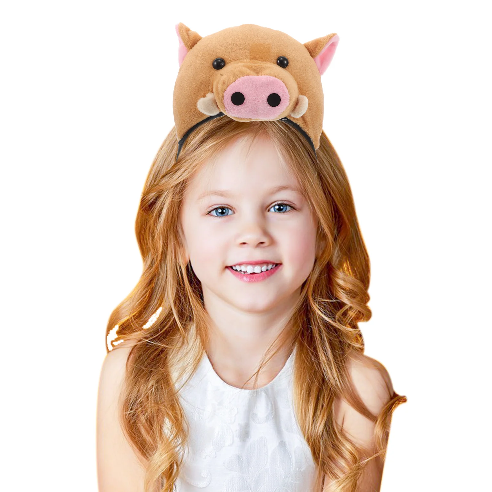 Zachte comfortabele varkensoor hoofdband voor meisjes Leuke cartoon haardecoratie Ideaal voor kinderen Feestartikelen Cosplay Prestatiegebruik