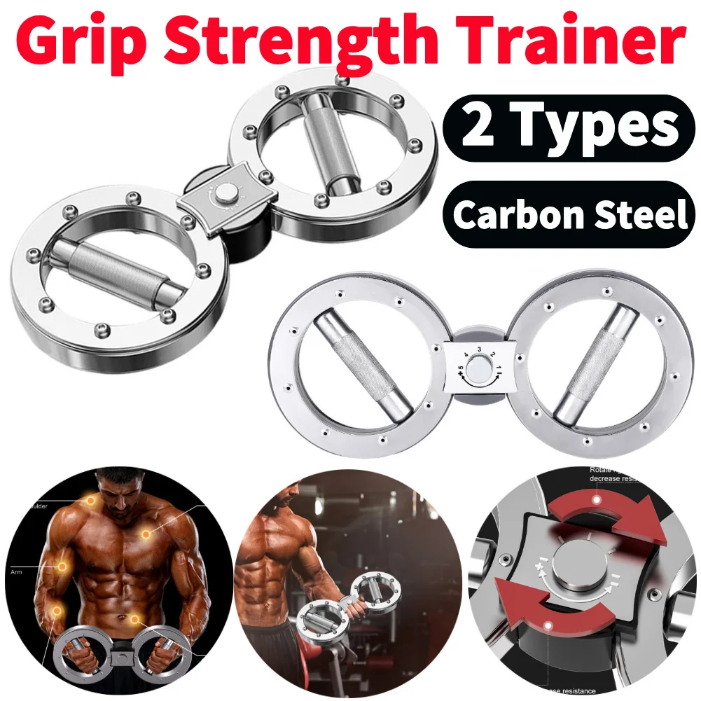 Multifunctional Hand & Forearm Trainer Gym Hand Forearm Exercise Machine 360°Rotatable Forearm Strengthener Burn Machines 2Types