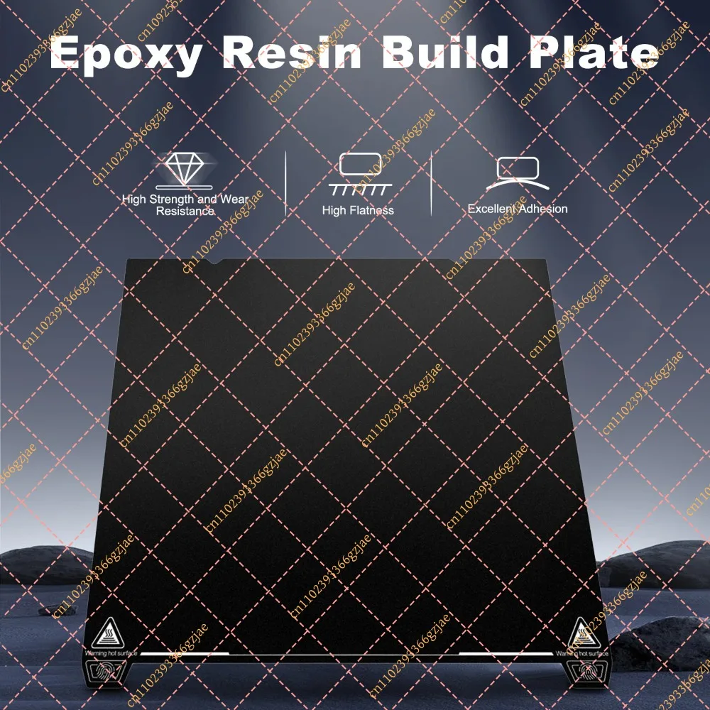 Epoxy Resin Build Plate for Creality K1 Max Ender-3 V3 Plus, Replacement 3D Printer Build Surface