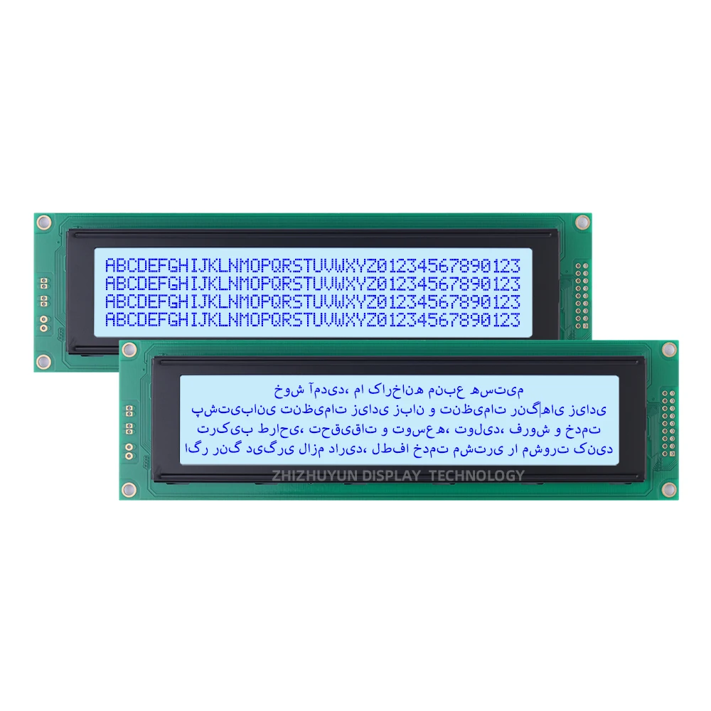 4004A3 modulo LCD a caratteri Farsi BTN pellicola nera Display retroilluminato a LED Controller AIP31066 porta parallela LCM