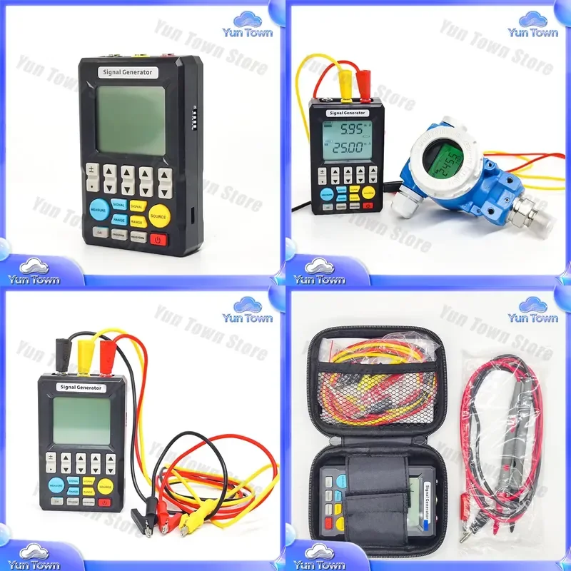 for 0-5V 0-10V 4-20mA Signal Generator with LED Display High Precision Adjustable DC Voltage Current Source for Industrial
