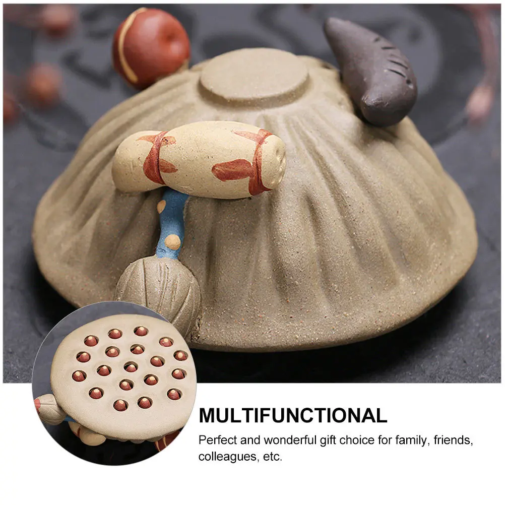 

1Pcs Lotus Seedpod Home Decor Style Creative Desktop Decoration Vintage Table Ornament Unique Lotus Shape Adornment