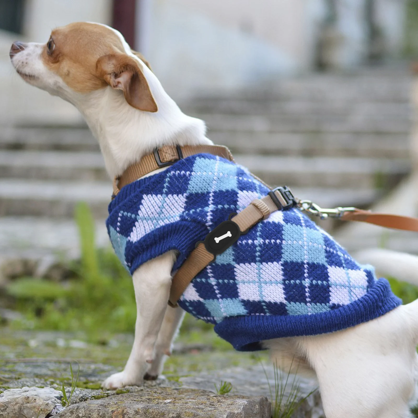 2개입 애완동물 커버 실리콘 분실 방지 트레이서 보호 케이스 충격 방지 경량 키홀더 강아지 고양이 목걸이용