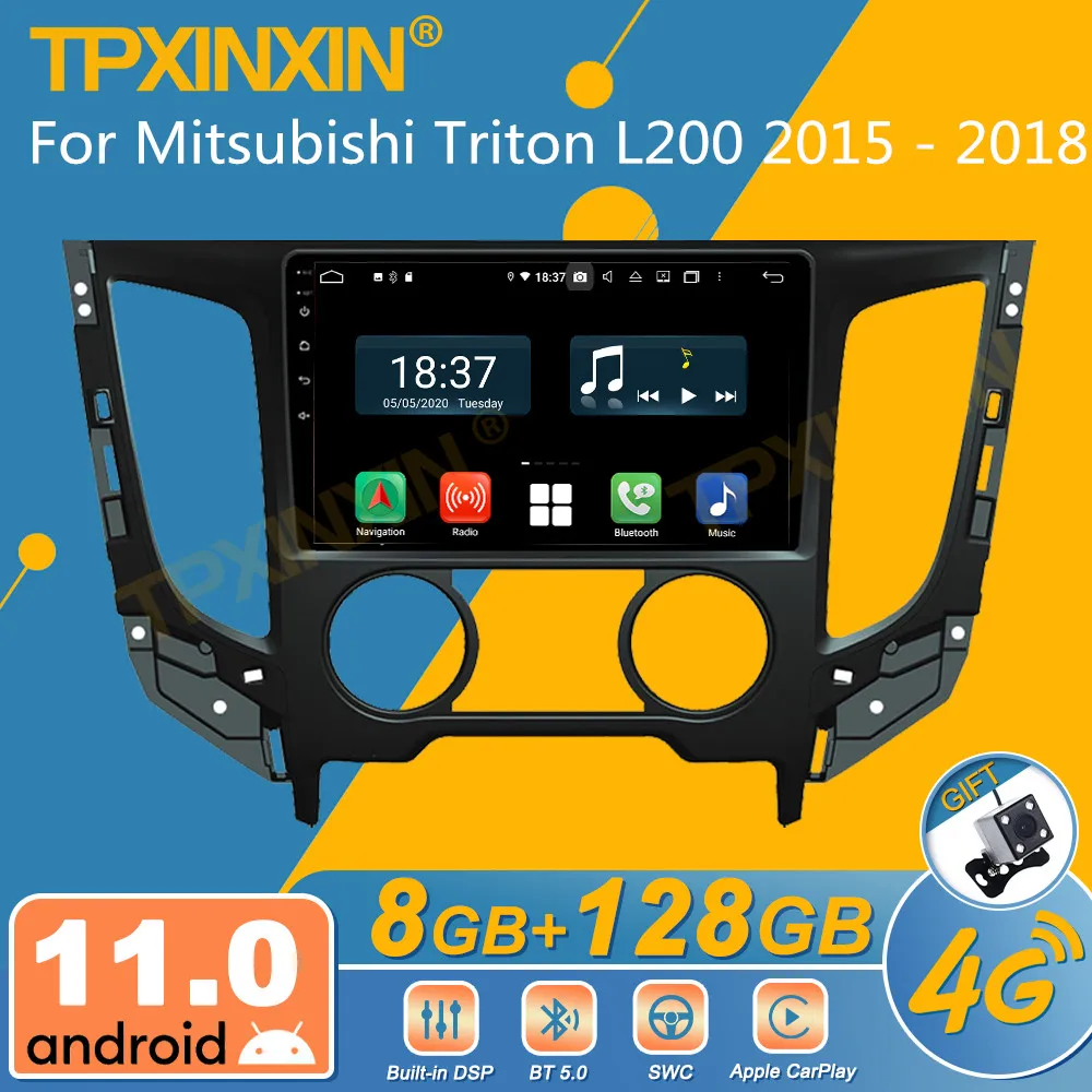 For Mitsubishi Triton L200 2015 - 2018 Android Car Radio 2 Din Autoradio Stereo Receiver GPS Navigator Multimedia Player Unit