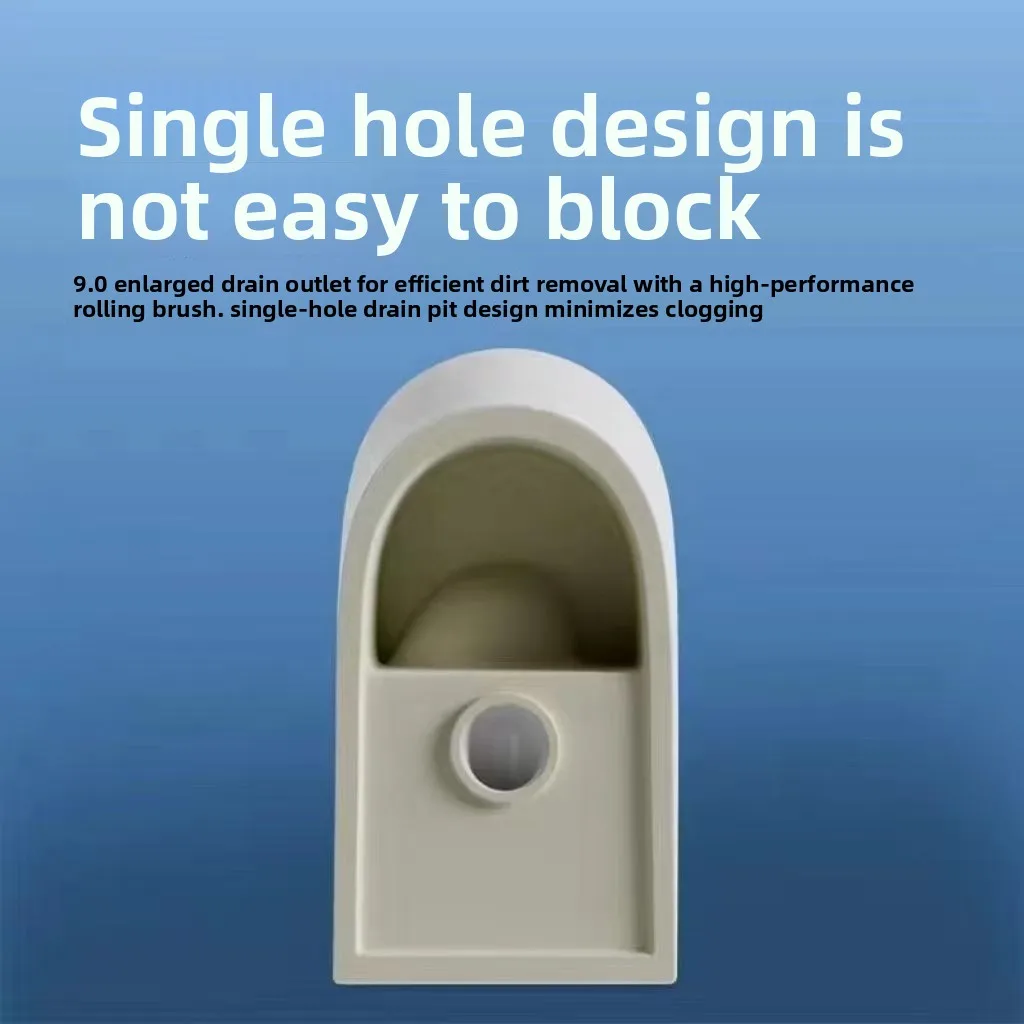 Bottom single row hole toilet siphon type super vortex large diameter high temperature toilet water saving toilet patented model