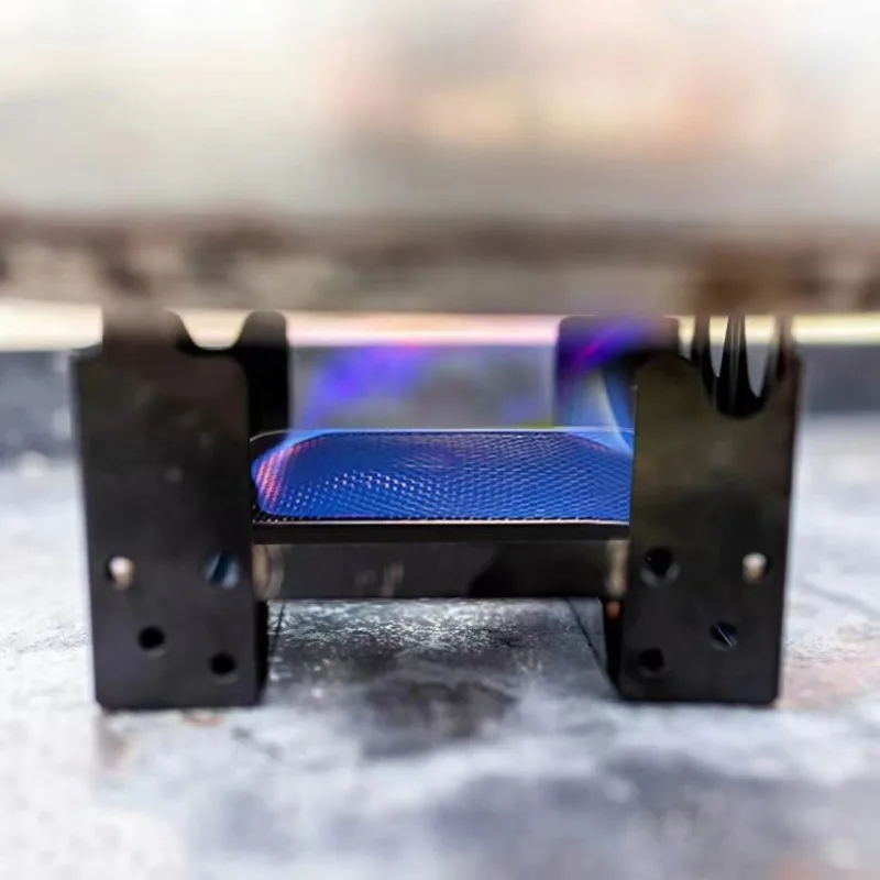 x1 Mini Alcoholkachel Eilandkachel Volledig verbrand Buiten Winddicht Buiten Camping Draagbare BBQ Trigger Tool Ovenaccessoires