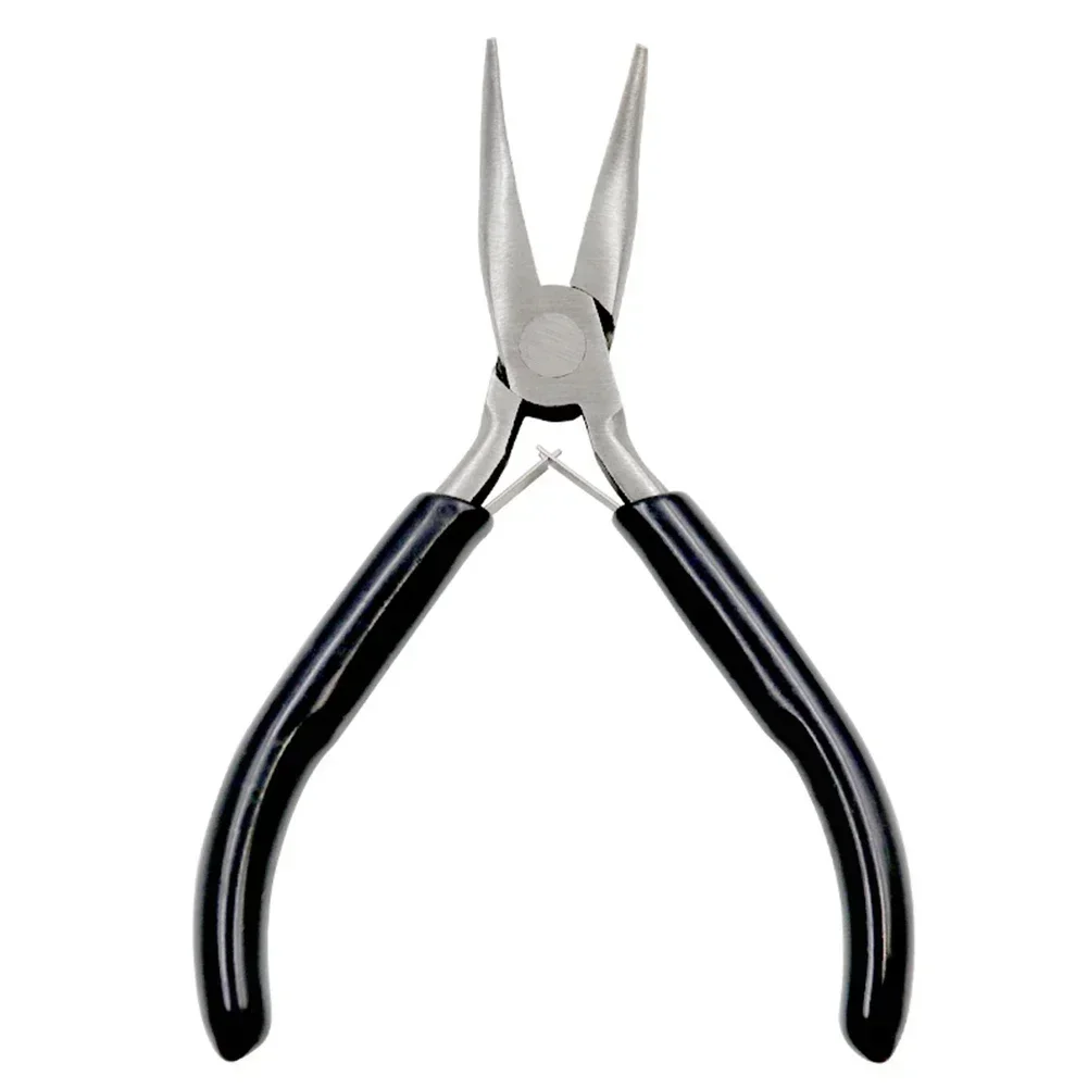 1pc Small Plier Toothed Belt Edge Bent Nose Pliers Needle Nose Pliers For Jewelry Beads Accessories Crafts Hand Tools Pliers