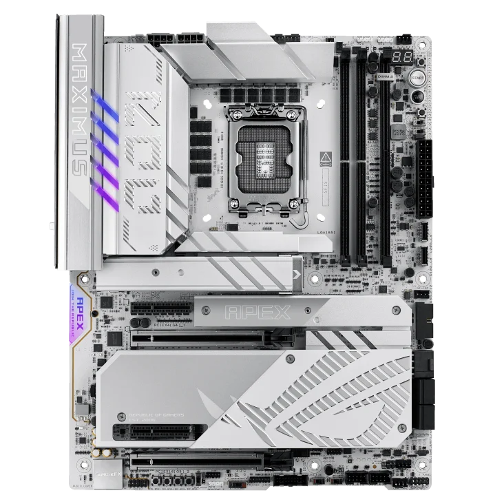 ROG Maximus Z890 Apex PC Motherboard WIFI 7 AI Cooling DDR5 ARGB Light PCIe5.0 ATX Form Factor for Computer Use 256GB