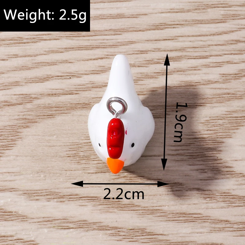 Tusember 10 Stück 3D Cartoon Tieranhänger Niedliche Harz-Bienenanhänger für Schmuckherstellung Ohrringe Halskette DIY Handwerk – Detail 7