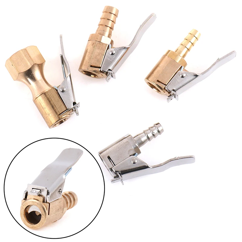 

1pc Auto Air Pump Chuck Clip Car Truck Tyre Tire Inflator Valve Connector Clamp Repair Tools