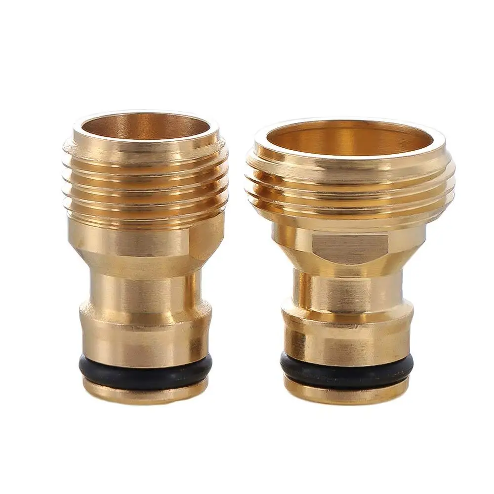 Gardening 1/2 3/4 1 Inch Faucet Brass Garden Garden Tool Thread Quick Connector Nozzle Adapter Hose Fitting Water  Joints