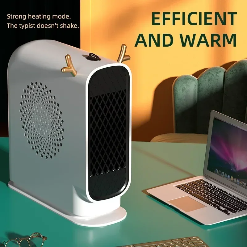 Portable Mini Electric Heater Fast Heating Energy Saving Handheld Warming Device Ideal For Home Use Dormitory Heating