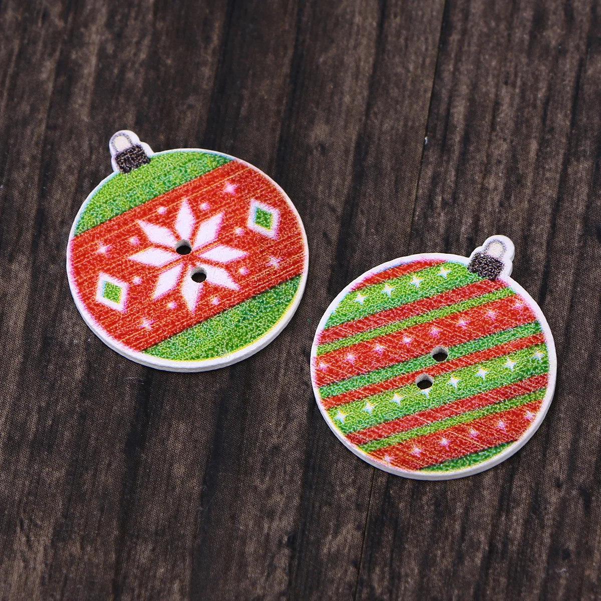 

50 Pcs Christmas Balls Hanging Ornament Centerpieces Xmas Pendant Decor Tree Chritmas Wooden Label Child