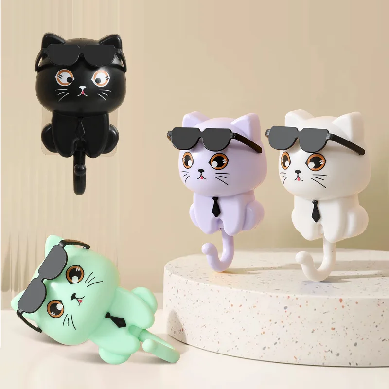 Wholesale Utility Hook for Wall Hanging Decoration Coat Hook Wall Mounted Cat Heavy Duty Wall Hooks for Coat Scarf Hat Towel Bag image 6