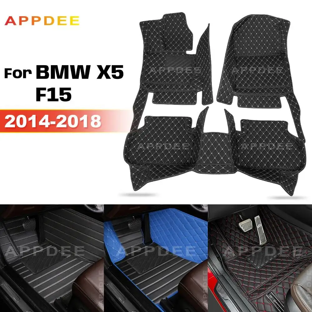

Car floor mats For BMW F15 X5 2014 2015 2016 2017 2018 Custom auto foot Pads automobile carpet cover interior accessories