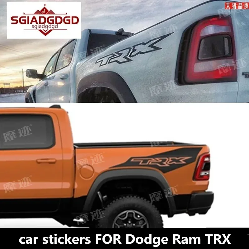 

Car Vinyl Sticker FOR Dodge Ram TRX appearance modified fashion sports Decals Decor Auto Accessories