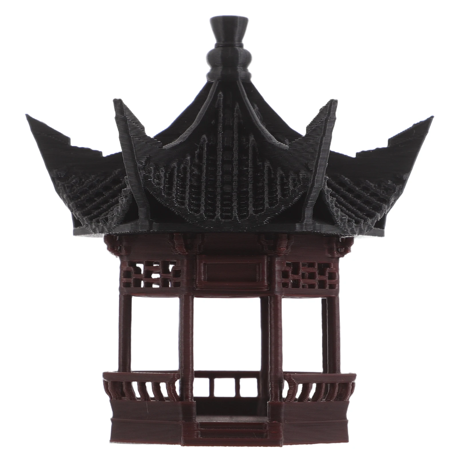 

Pavilion Decorations Gazebo Aquarium Ornaments Dollhouse Garden Accessories Plastic Courtyard Statue Bonsai Landscape Figurine