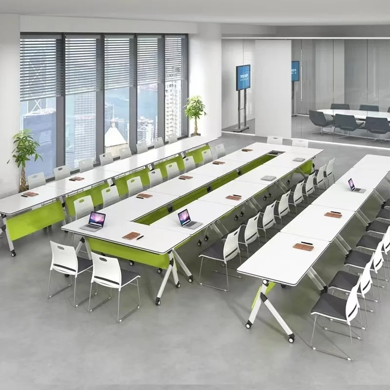 

Modern Small Office Training Table Random Combination Conference Foldable Table for Negotiation