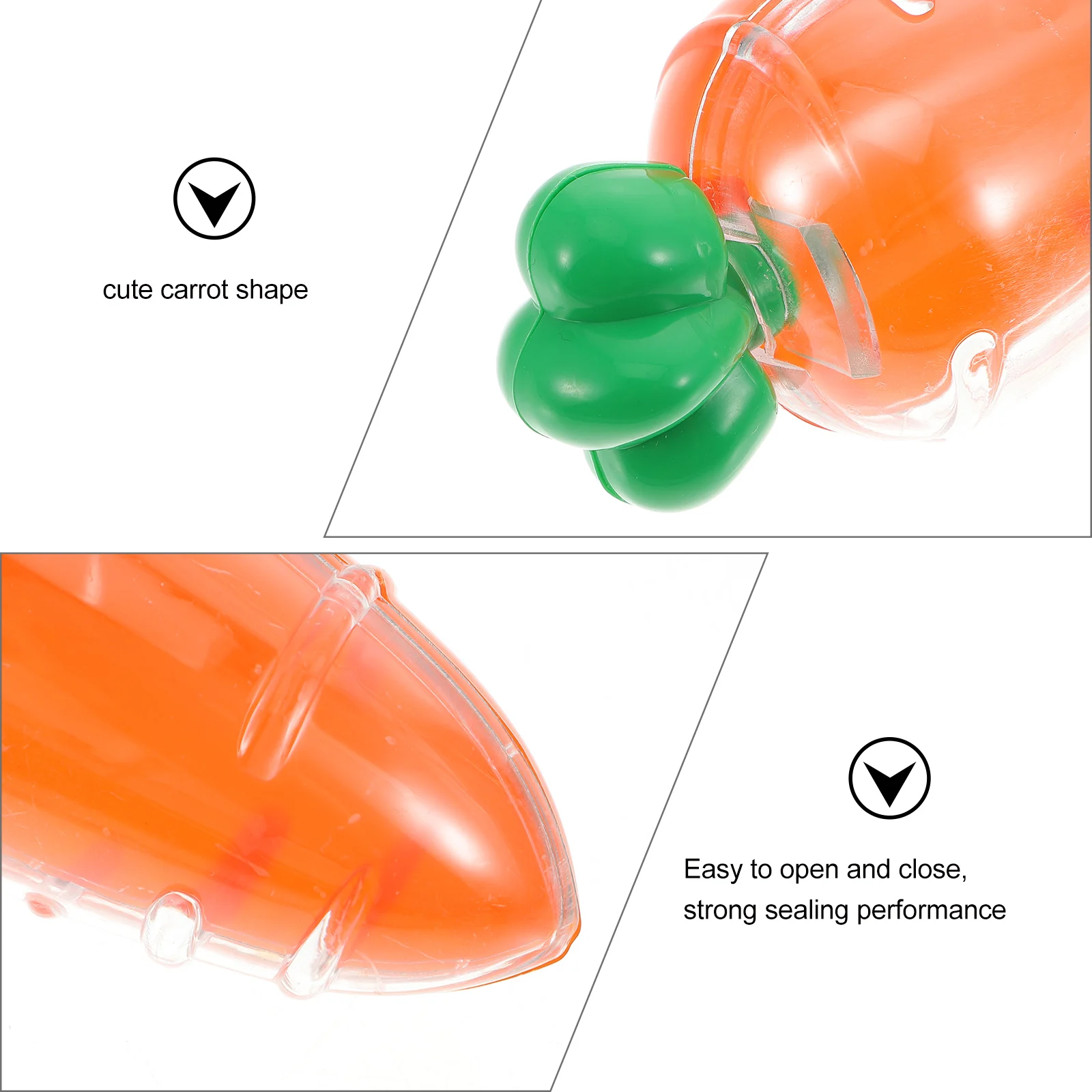 

12pcs Carrot Shape Candy Boxes Durable Plastic Storage Containers Festive Snack Gift Party Home Decoration Easter Gifts