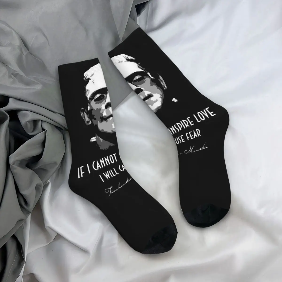 Calcetines de monstruo Frankenstein para hombre y mujer, estampados bonitos, adecuados para todas las estaciones, regalos de vestir