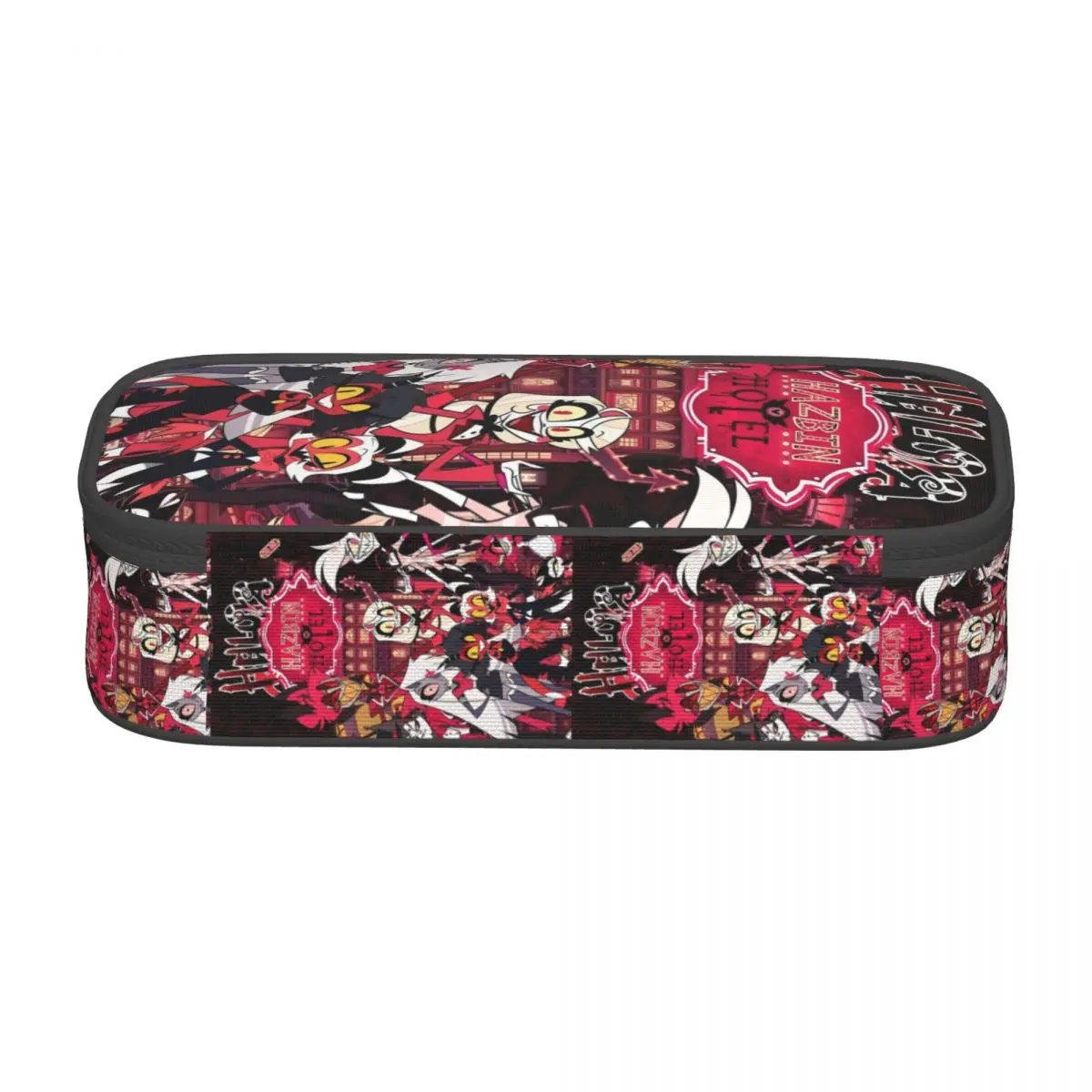 مخصص Hazbins الفنادق مقلمة لفتاة صبي سعة كبيرة فيلم الكرتون ريترو تصميم القلم حقيبة صندوق القرطاسية