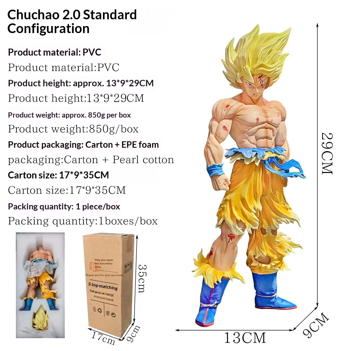 Figura de Dragon Ball Ultra Instinct Goku 2,0, estatua luminosa, juguete coleccionable, figura de acción para fanáticos y niños