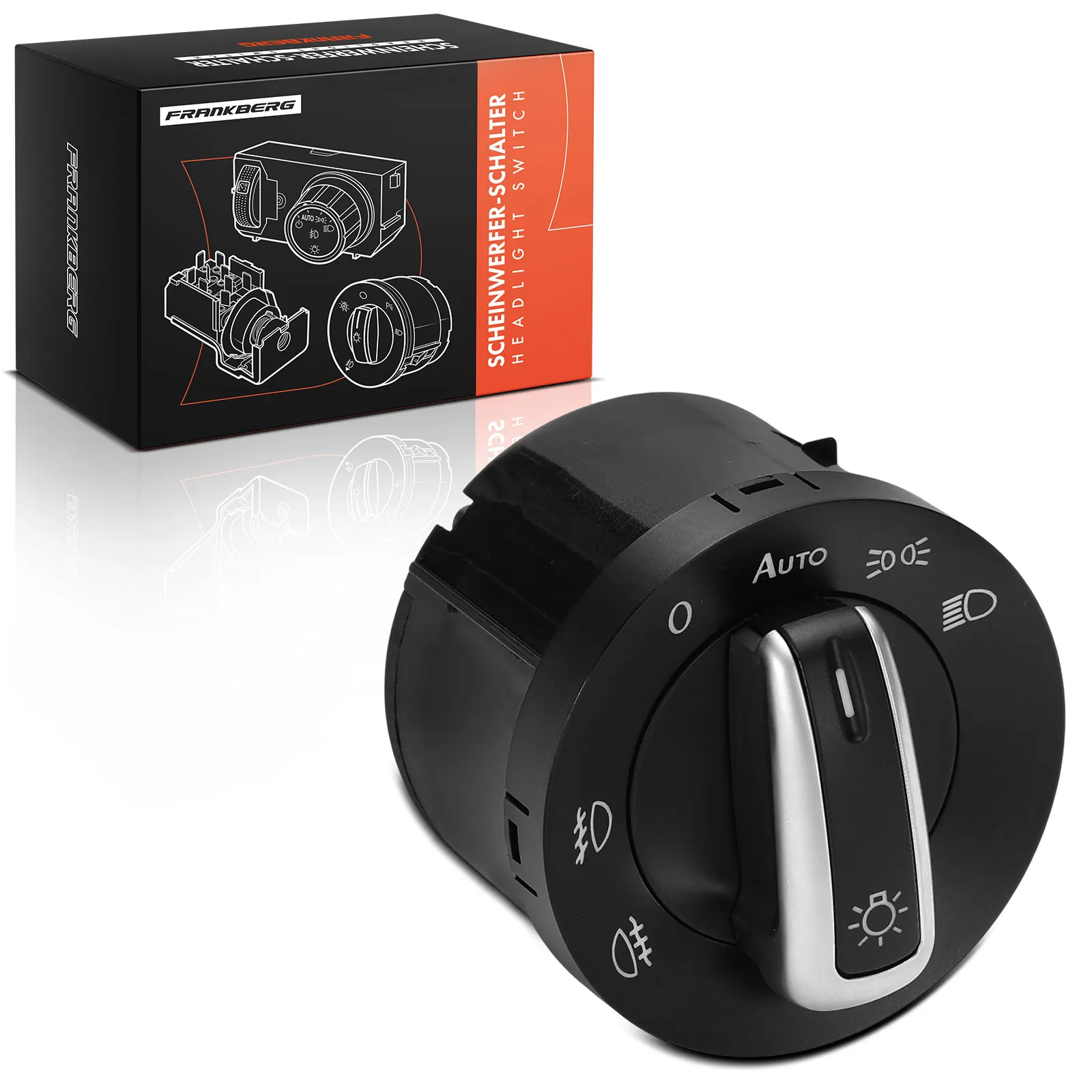 Frankberg 1x Scheinwerferschalter Automatischer Lichtschalter für VW EOS Golf Plus 521 Jetta Passat Variant 2003-2015 3C8941431A