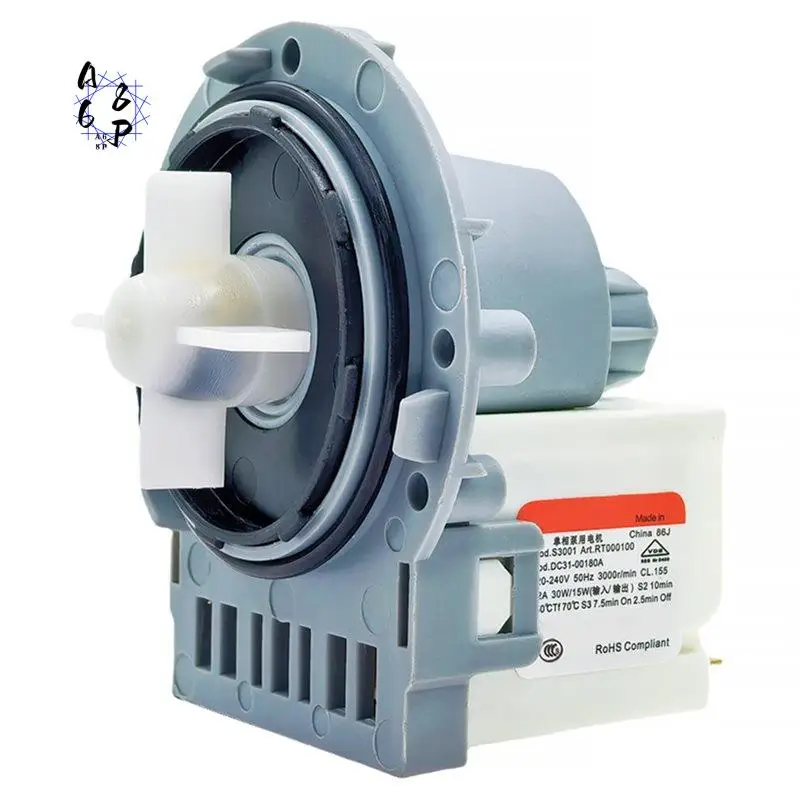 A68P-DC31-00180A 220-240V 50Hz 30W/15W 3000R/Min Drain Pump Motor For Washing Machine Washer Drainage Parts