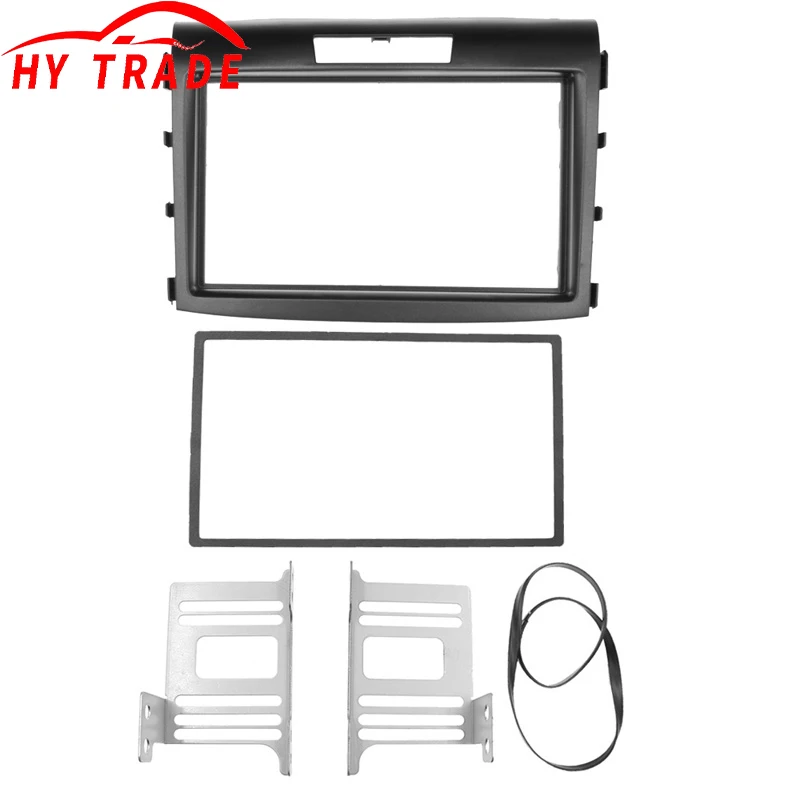 

HY 2Din Car DVD Frame Stereo Radio Fascia For Honda CRV 2012 Panel Plate Mounting Dash Installation Bezel Trim Kit