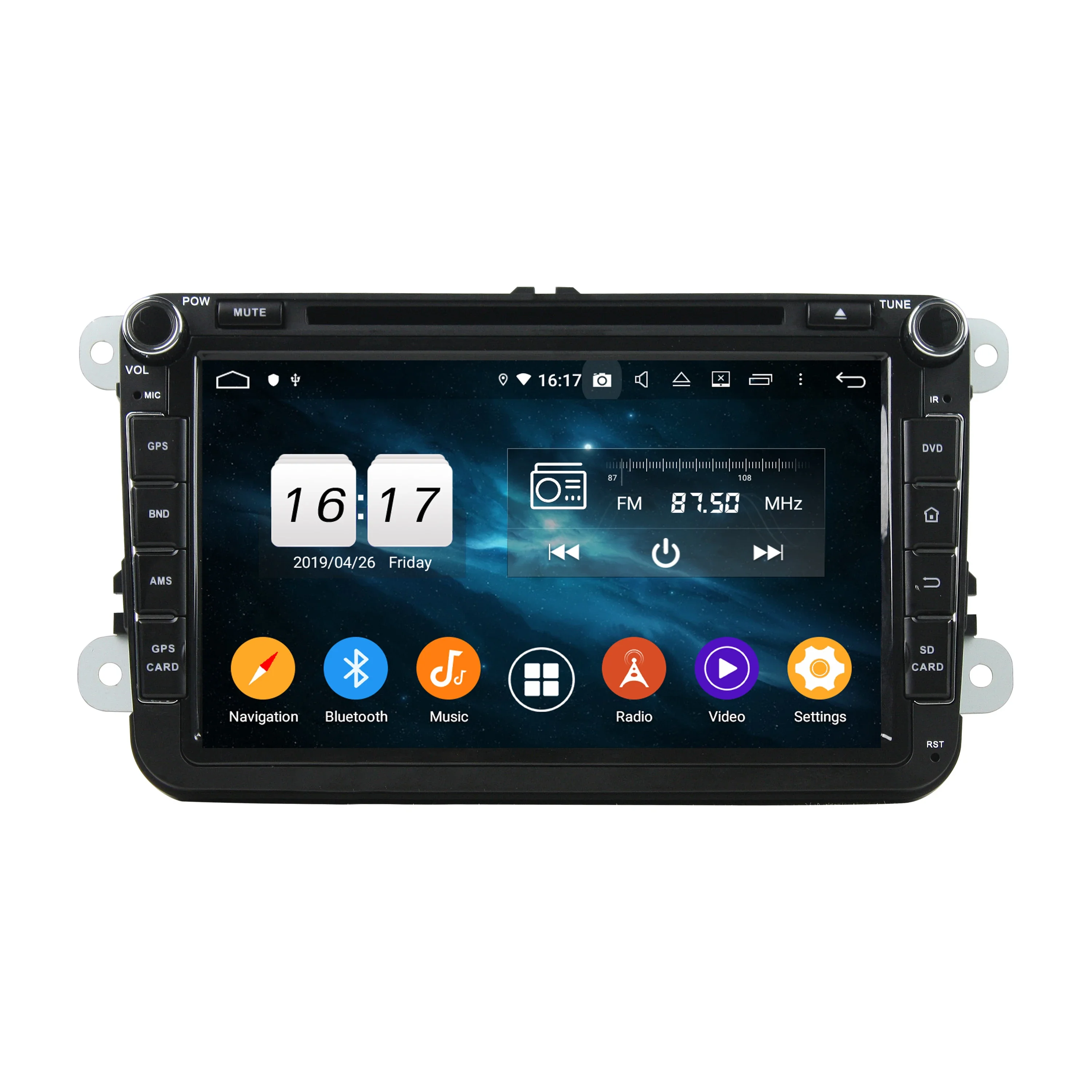 Klyde 8'' PX6 64GB car radio for Magotan Caddy Passat Sagitar Tiguan Touran Jetta Seat CC Polo Golf  Golf 5  Golf 6