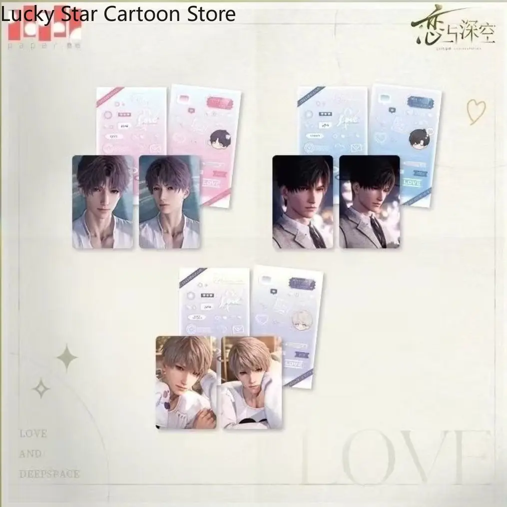 

Подлинная аниме Love and Deepspace Zayne Rafayel Xavier, косплей-карта, маленькие карты с героями мультфильмов, коллекция закладок, рождественский подарок на Хэллоуин