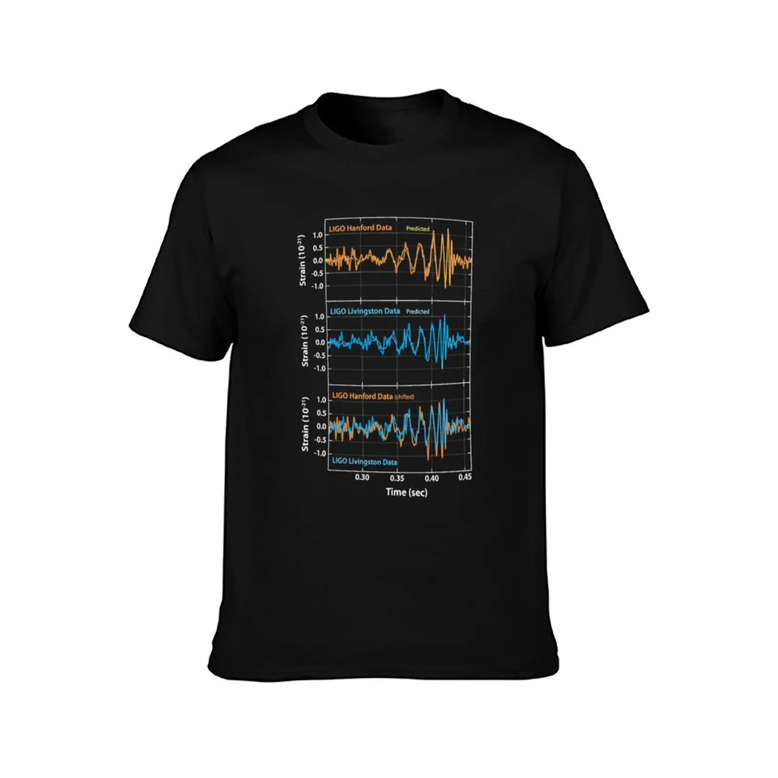 LIGO Gravitational Waves Detection T-Shirt affliction shirts Funny t-shirts designer t shirt men