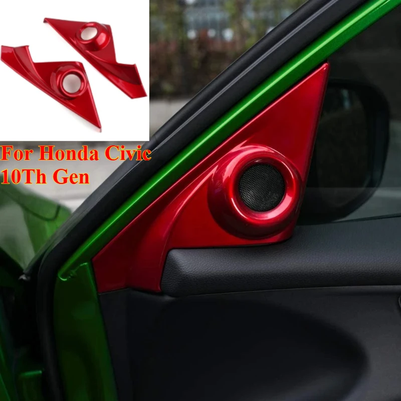 

1PCS Durable Front Door Speaker A-Pillar Trim for Honda Civic 10Th Gen Car Interior Accessories