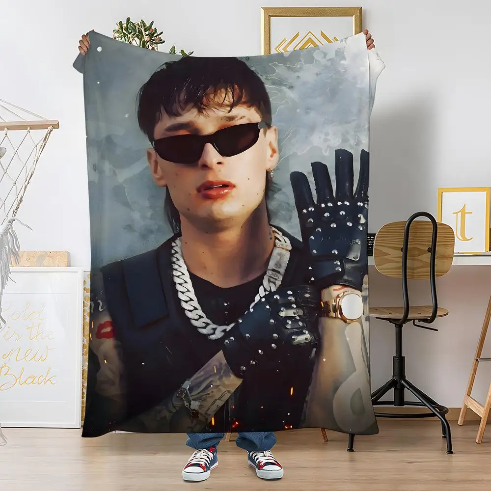 Fashion PPeso Plumaable Throw Soft Coral Fleece Blanket 310gsm Fluffy Warm Throw for Sofa Bed Couch Bedroom Decor