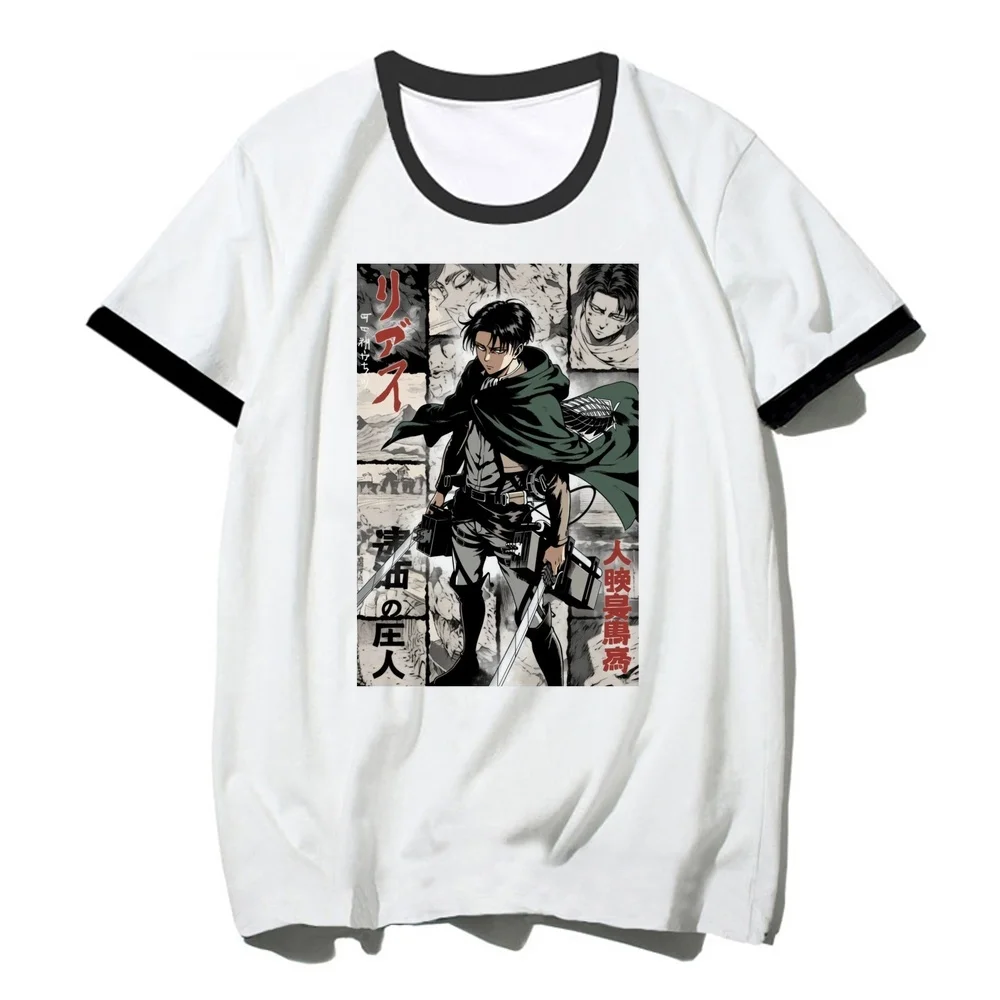 Attack on Titans t shirt women scene  goth 80s korean fashion top tees aesthetic summer japanese 80s Psychedelic