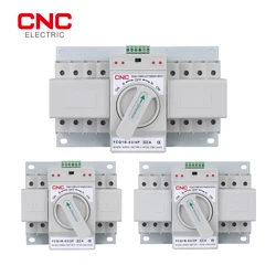 CNC Dual Power Automatic Transfer Switch 2P/3P/4P 63A Dual Power  AC230V 50/60Hz MCB Auto/Manual Switching Circuit Breakers
