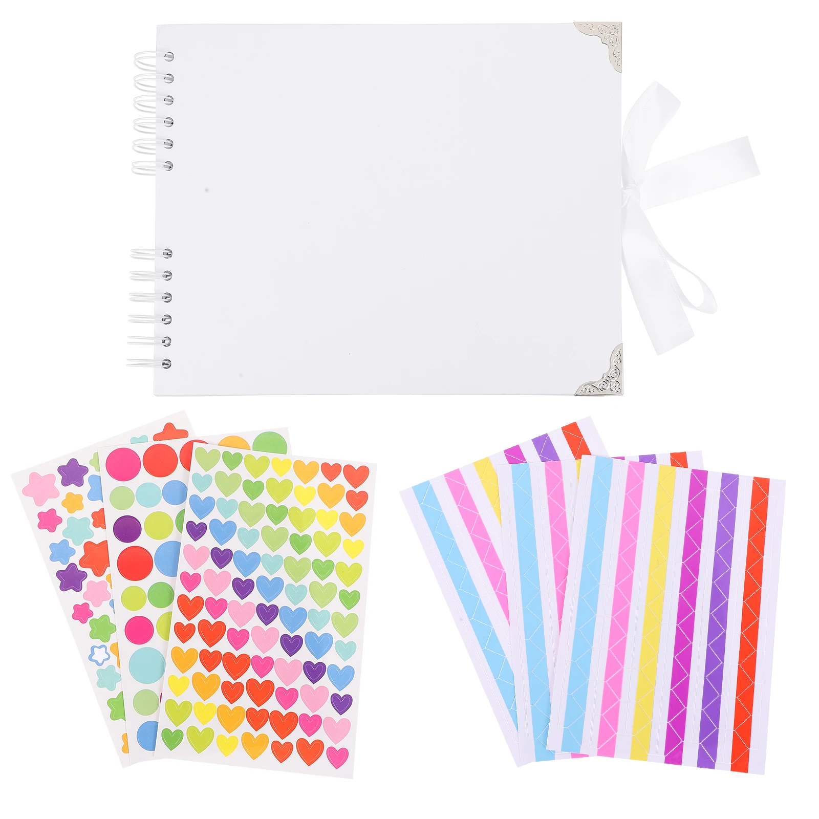 

Creative Scrapbook Album Handmade Photo Holder Large Capacity Pasting Sticker Decorative Stationery for Family